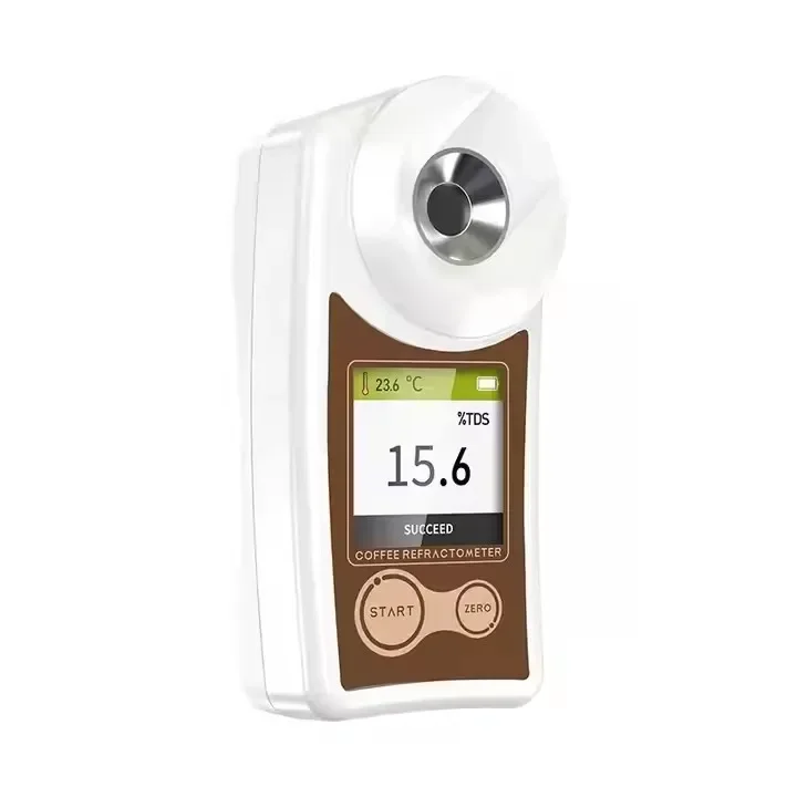 2025 Portable Refractometer 0-22% Coffee Sugar Meter Refractometer Optical Refraction Food and Beverage Brix Tester BM-05Coffee