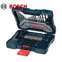 Bosch-Mini taladro eléctrico de carburo de Metal, juego de brocas para madera, herramientas de carpintería, Broca de Metal, taladro helicoidal, combinación mixta, 33 piezas