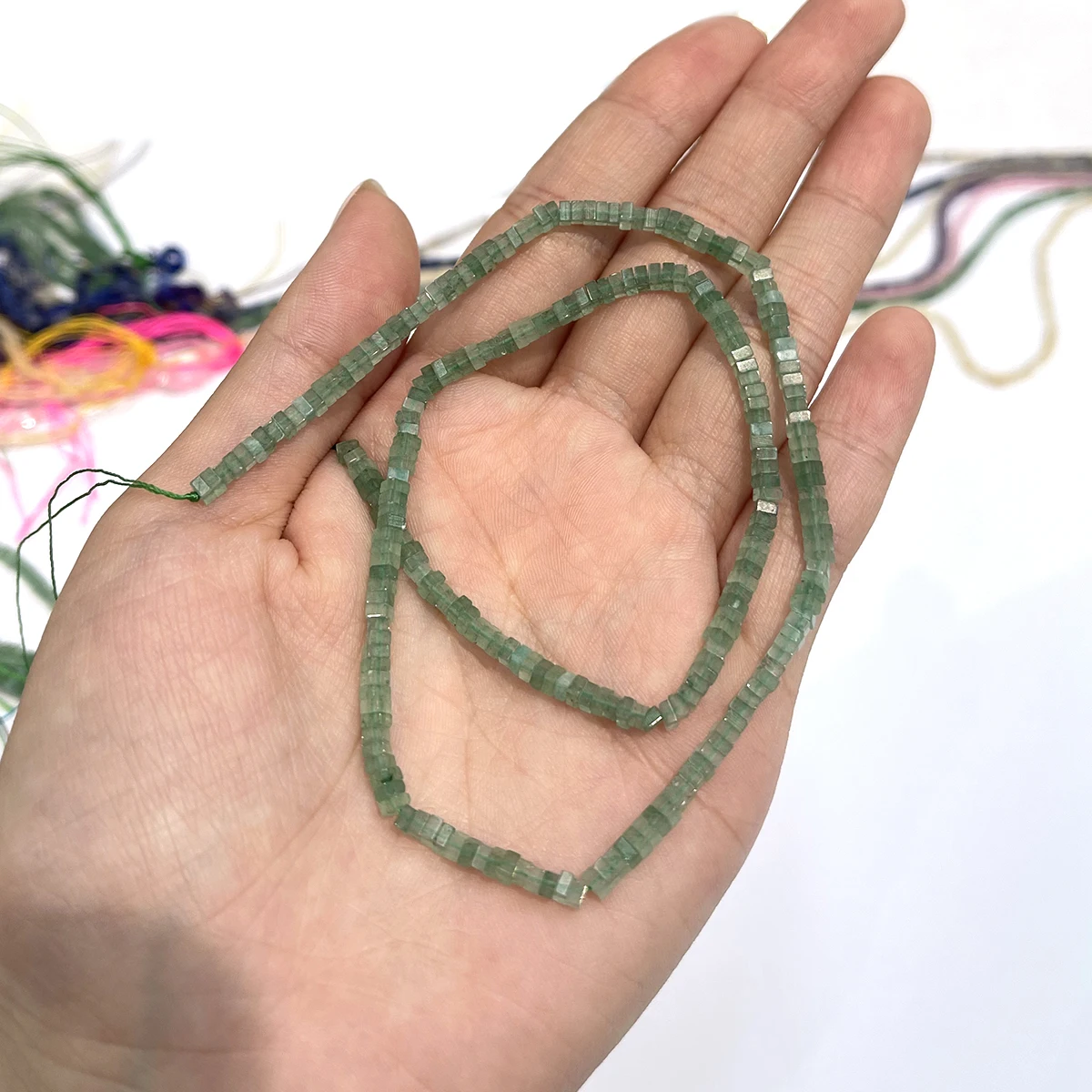 DIY Kleine Isolationsperlen, Naturstein-Achat/Amethyst-Perlen für die Schmuckherstellung, DIY-Halsketten, Armbänder, Ketten, Ohrringe, Accessoires – Detail 4