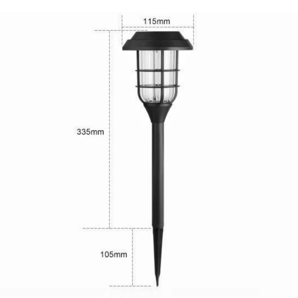 Solar Pathway Light Outdoor Bright Solar Lamp Outdoor LED Flame Garden Light Landscape Lighting for Yard Patio Walkway Driveway