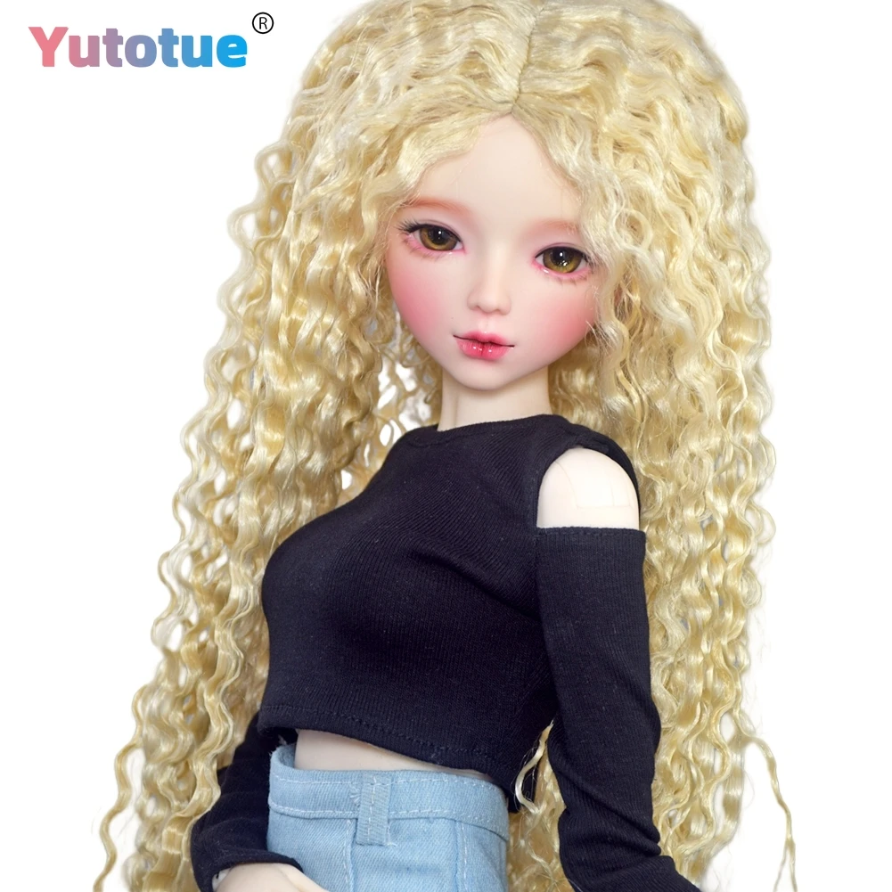 

YUTOTUE 1/3 BJD Doll Toy Long Blonde Curly Wigs 22 inch Height Female Doll with Fashion Clothes Outfits Lifelike