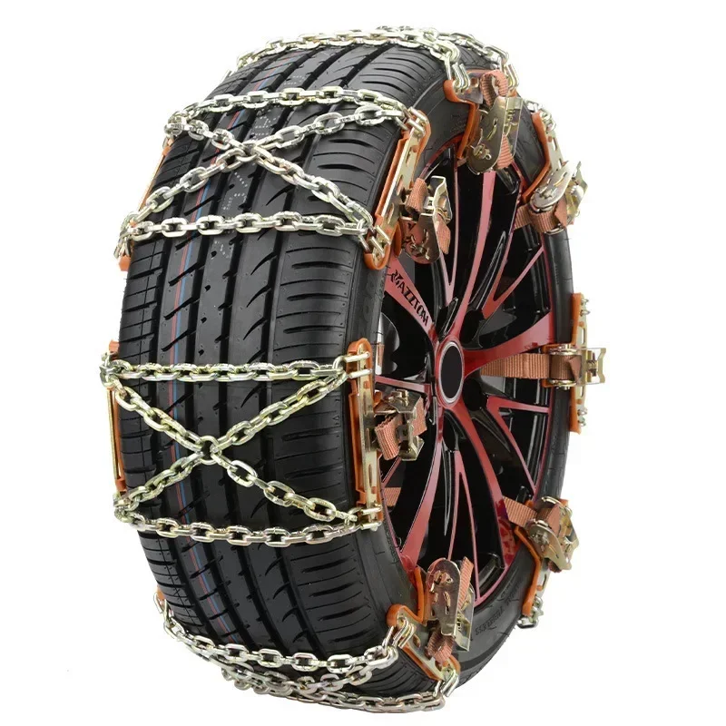 Universal Steel Winter Truck Car Wheels Tyre Tire Snow Ice Road Tyre Traction Chains Belt Anti-skid Vehicles Mud Road Safety 1PC