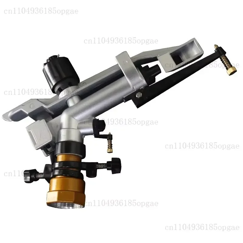 1.5-inch Alloy Rocker Arm Sprayer - Agricultural Irrigation Atomizing Sprinkler With Automatic Rotation For Garden | FS35