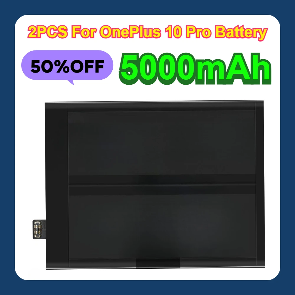 

2PCS 5000mAh For OnePlus 10 Pro Battery