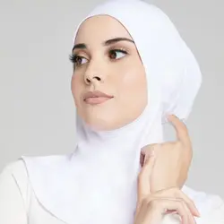 Nieuwe Katoenen Jersey Moslim Hijab Onderdoek Binnenmuts Effen Vrouwen Wrap Hoofddoek Tulband Sport Hijab Islamic Hoofdband