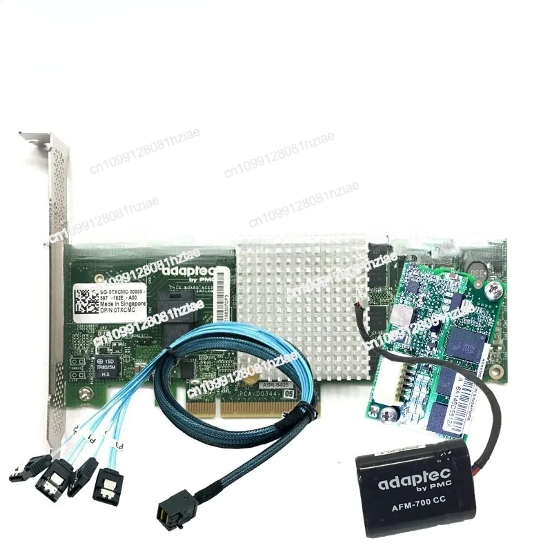 

Adaptec ASR-8405 2277600-R KJX16 TXCMC 12Gb/s SAS/SATA RAID Controller Card+Battery+ SFF-8643 SATA Cables