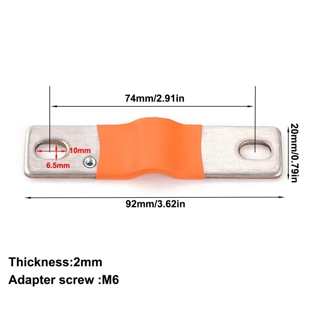 New 230Ah 280Ah Battery Cells Connector 2mm M6 Posts Straps Copper Connecter Flexible Busbar
