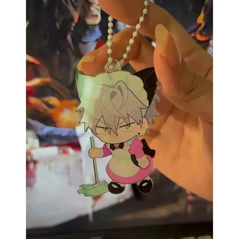 

Anime GAME ALIEN STAGE Till Anime Keychain Mobile Key Chain Decor Ornament Accesorios Acrylic Backpack Decoration Pendant