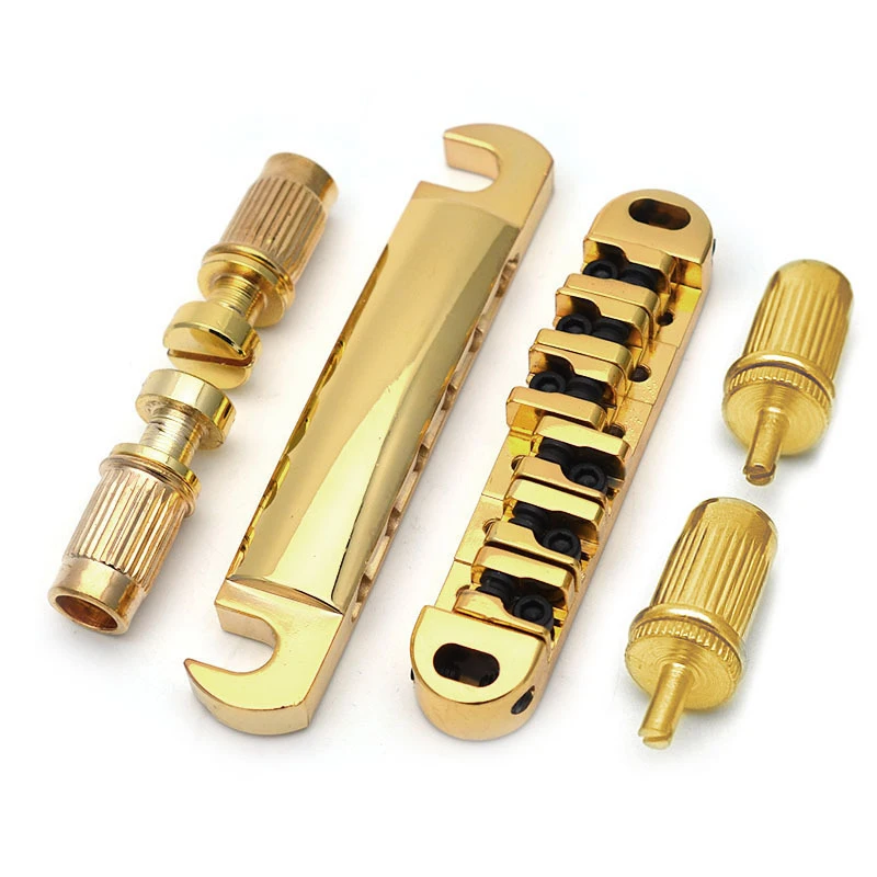 

Style Roller Ball Bearing String Bridge Complete Kit Large Fixing Screws Guitar Tailpiece Musical Instrument Parts