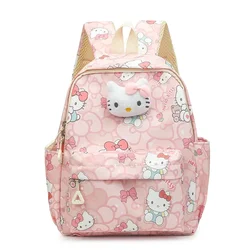 Nowy modny dziecięcy tornister Sanrio My Melody Kuromi Cinnamoroll Hello Kitty Śliczny plecak dziecięcy o dużej pojemności