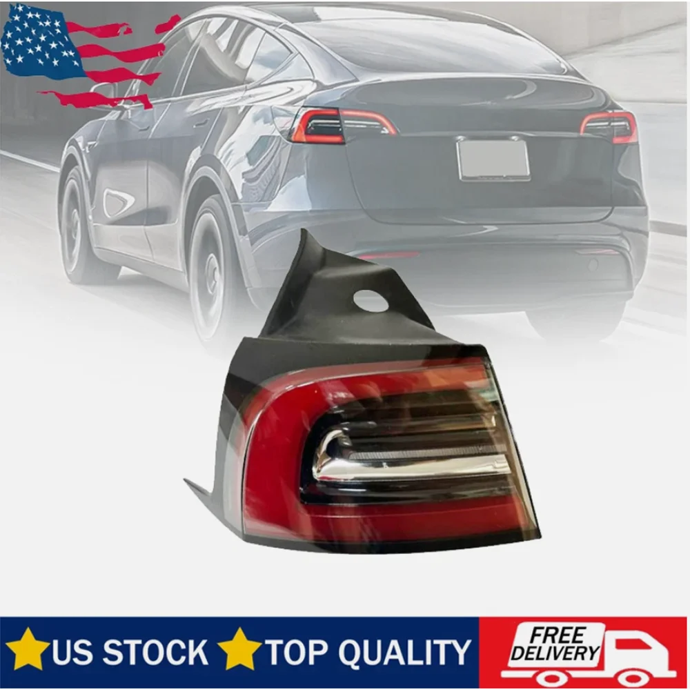 

НОВЫЙ светодиодный задний фонарь, указатель поворота, крышка багажника, стоп-сигнал для Tesla Model 3 2017-2021, американская версия, 3-контактный 1077398-00-F 1077397-00-G