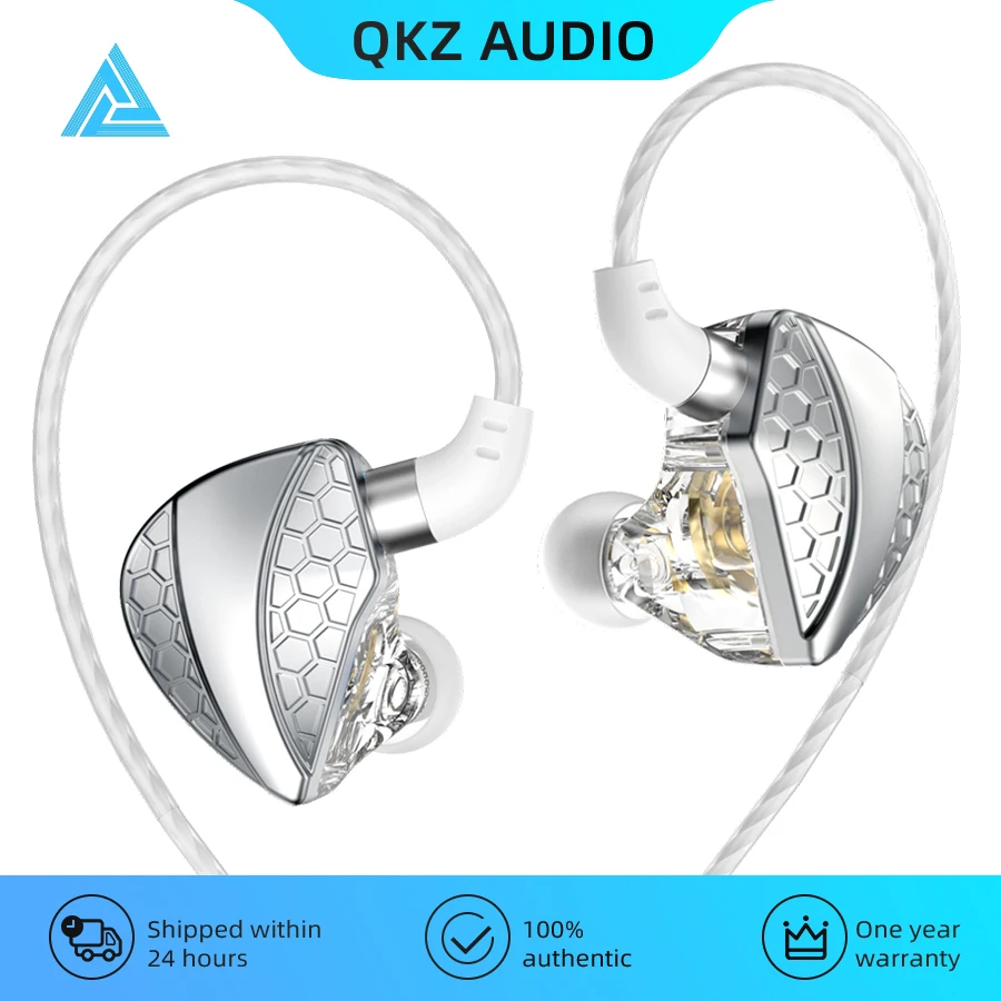 For VIP Wholesale 15Pcs QKZ-Hi6T Original HiFi Sport Headphones 2024 Newest