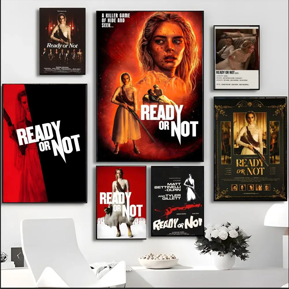 أفلام الرعب الكوميدية جاهزة أو غير ملصق جدار يطبع لغرفة المعيشة غرفة نوم مكتب هدية تزيين المنزل
