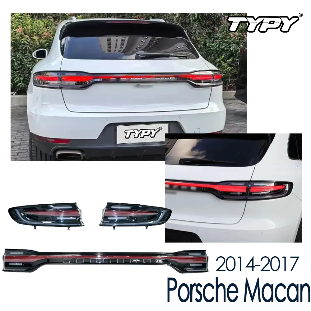 

TYPY Car Taillights For Porsche Macan 2014-2017 LED Car Lamps Daytime Running Lights Dynamic Turn Signals Car Accessories