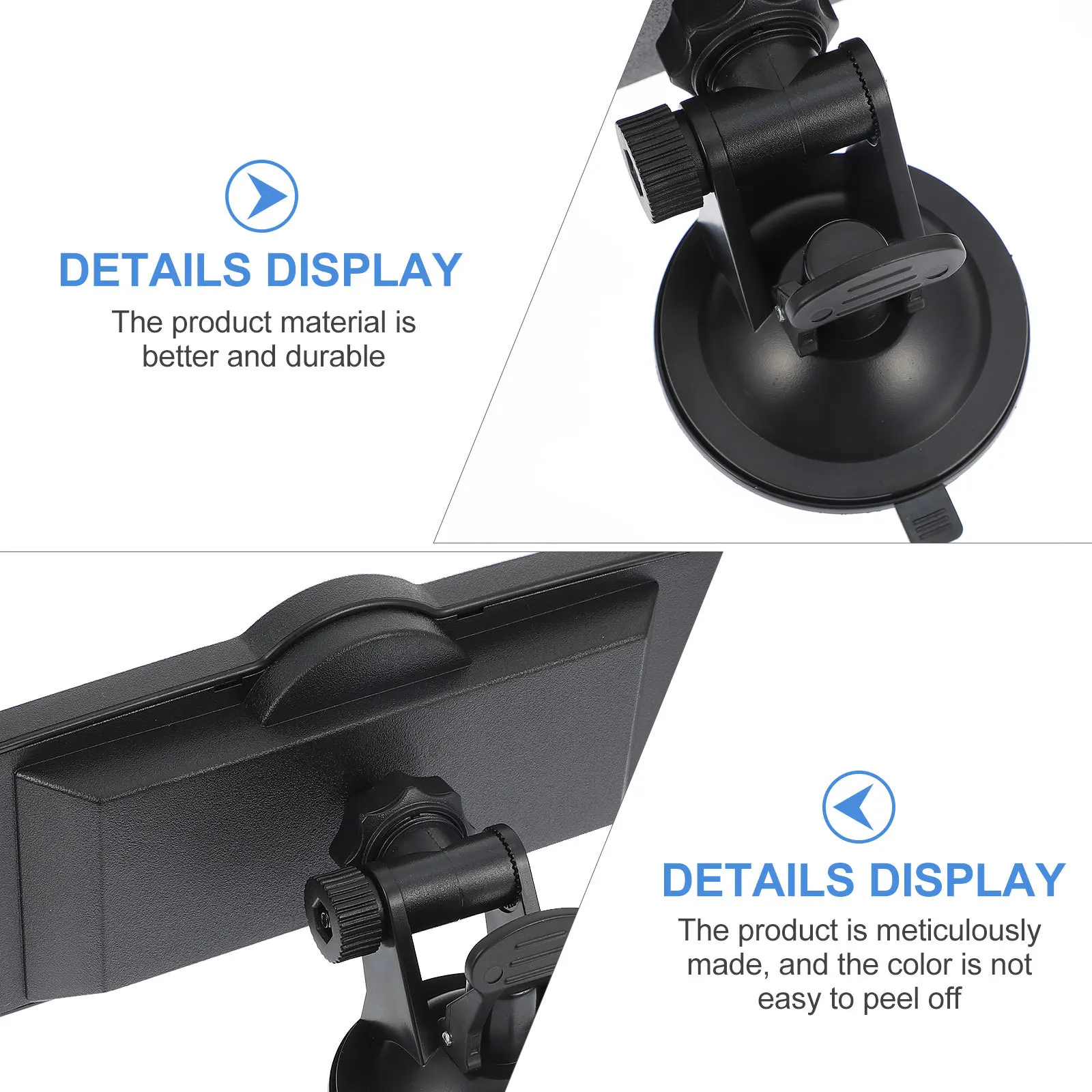 

Adjustable Car Interior Rearview Mirror with Wide Angle View Suction Mount Vehicle Rear Mirror for Safer Driving Experience