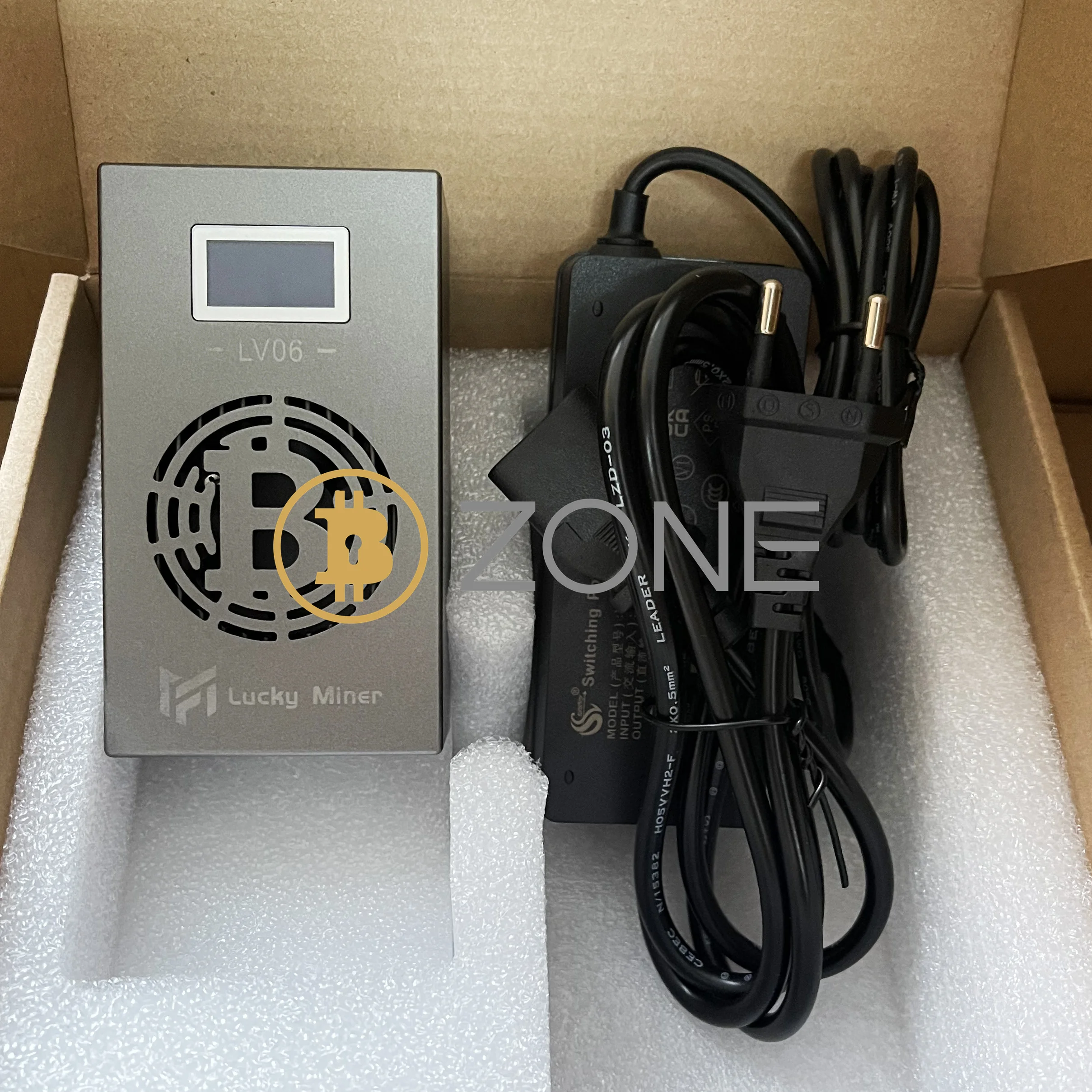 Imagem -03 - Mini Bitcoin Lottery Machine Vídeo Tutoriais Lucky Miner Lv06 500gh Per s Bitcoin Solo Custos de Retorno