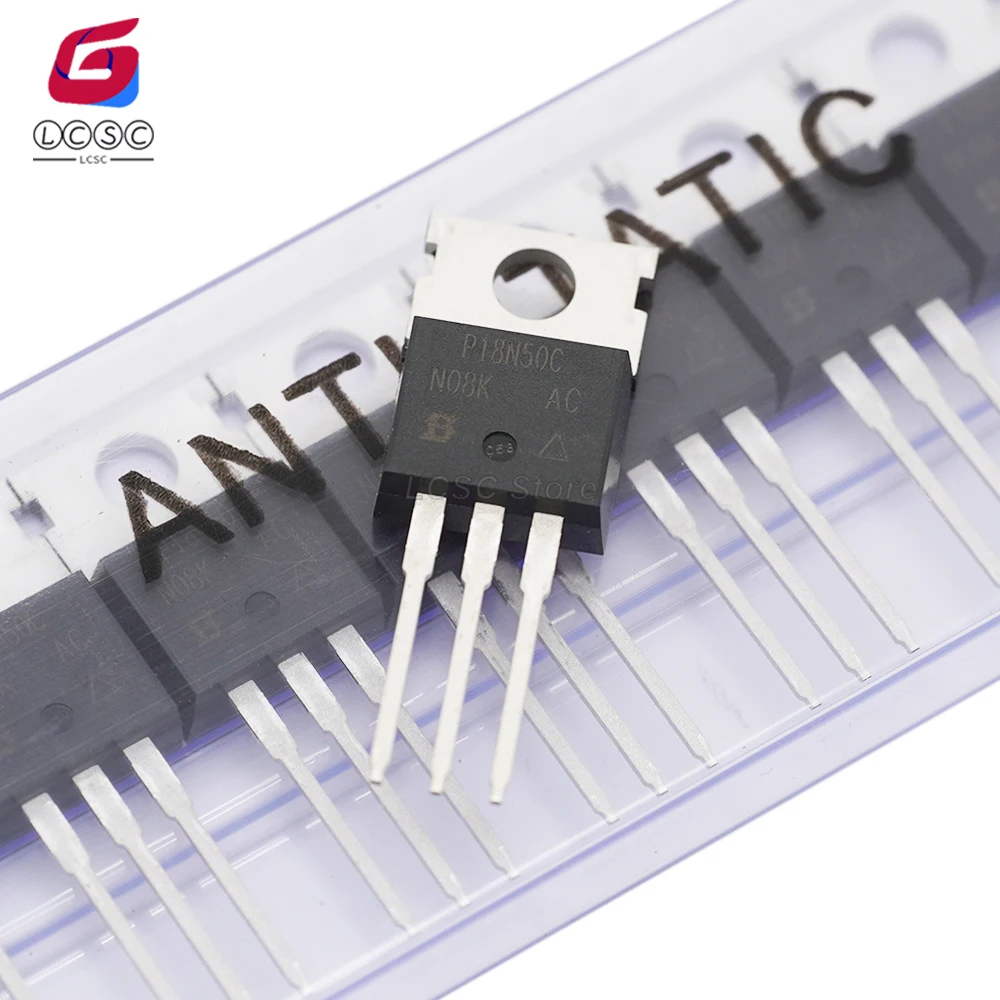 10Pieces/Lot Original P18N50C Power MOSFET N-Channel 500V 18A 223W Through Hole TO-220AB Transistor SIHP18N50C-E3