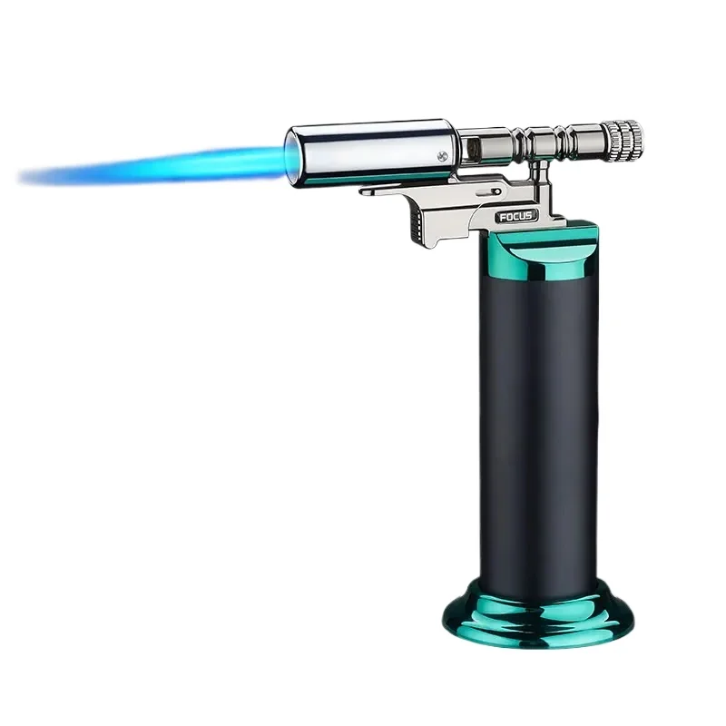 

Multifunctional Spray Gun Inflatable Lighter Strong Blue Flame Adjustable Flame Size 360° Inverted Use Outdoor Home Use Gadgets