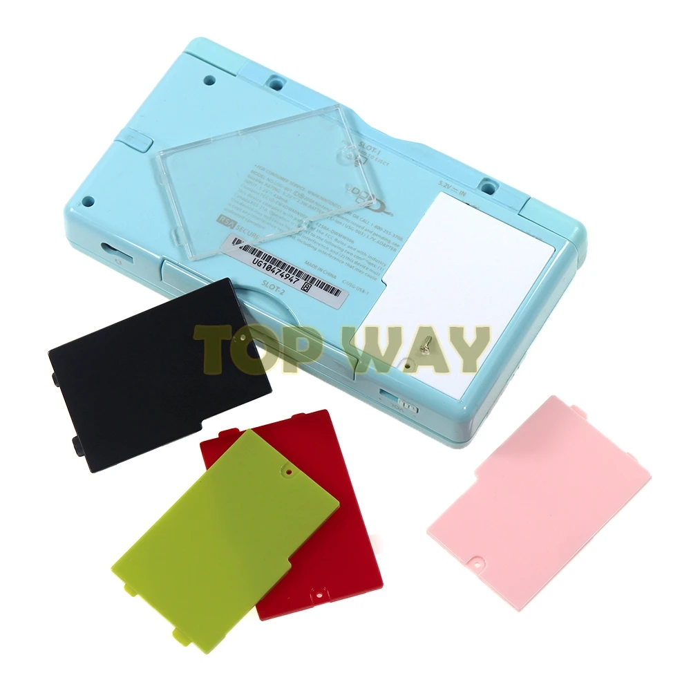 1 قطعة ل نينتندو DS لايت غطاء البطارية ل NDSL عودة غطاء البطارية الباب شل استبدال