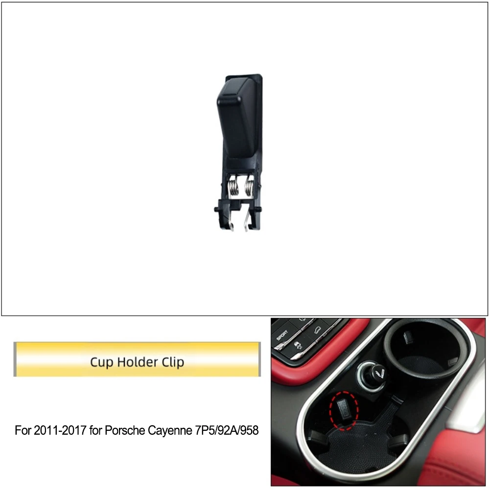 

For Cayenne 7P5 92A 958 2011-2017 Center Console Cup Holder Compartment Assembly Replacement Cup Holder