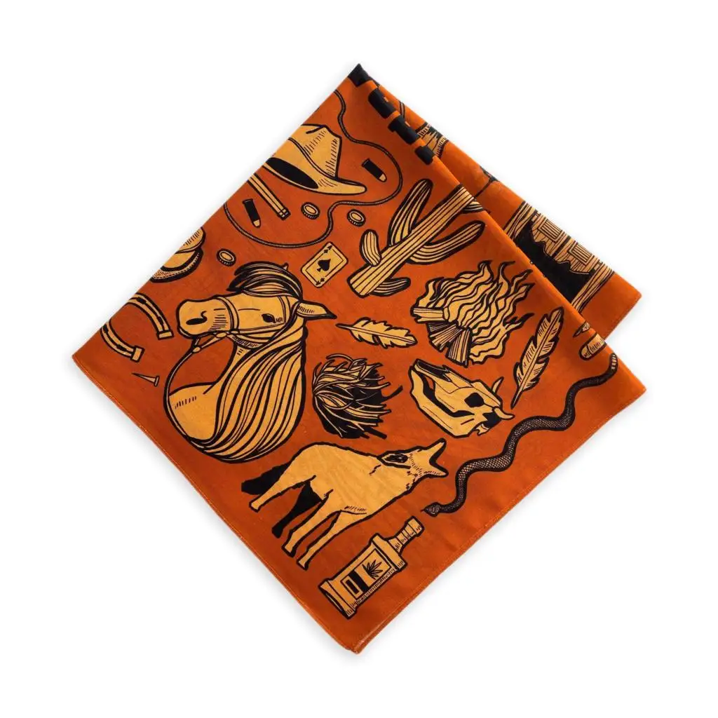 100% Cotton 55CM Retro style Bandana Kerchief Unisex Hip Hop Hair Band Neck Scarf Sports Headwear Wrist Wraps Head Square Scarve