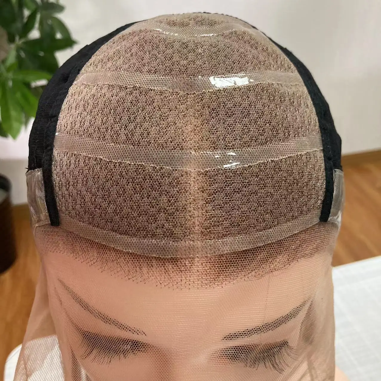 شعر مستعار مريح بديل للشعر البشري، شعر مستعار حريري بدون صمغ، شعر مستعار طبي من السيليكون لثعلبة الثعلبة أو السرطان