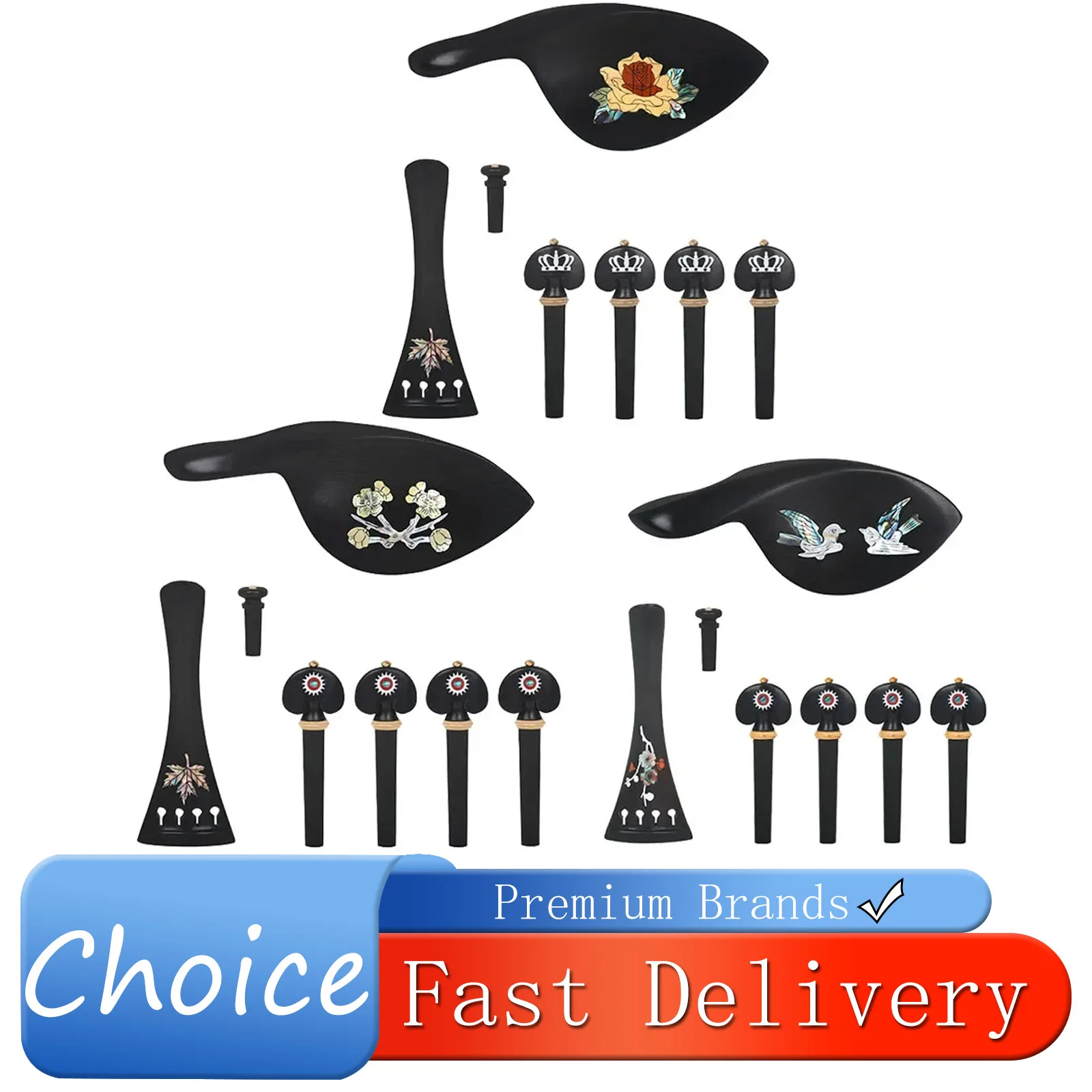 4/4 3/4 Violin 4-Pi…