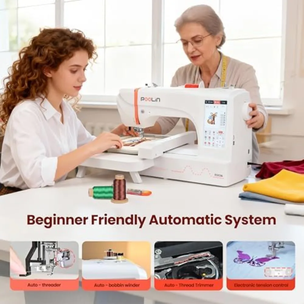 Embroidery Machine Bundle, 7.9