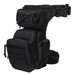 Tactical Cycling Leg Bag Camping Waist Bag Molle EDC Outdoor Riding Hiking Climbing For Men Women Fishing Bag Travel Fanny Pack