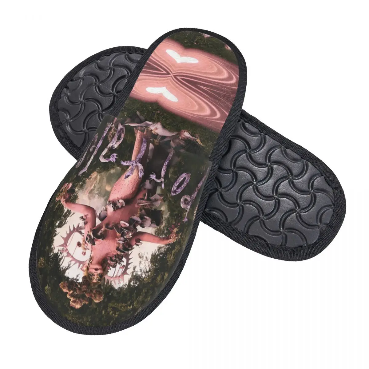 Custom Portals Mushroom Melanies Martinez House Slippers Women Cozy Memory Foam American Singer Slip On Hotel Slipper Shoes