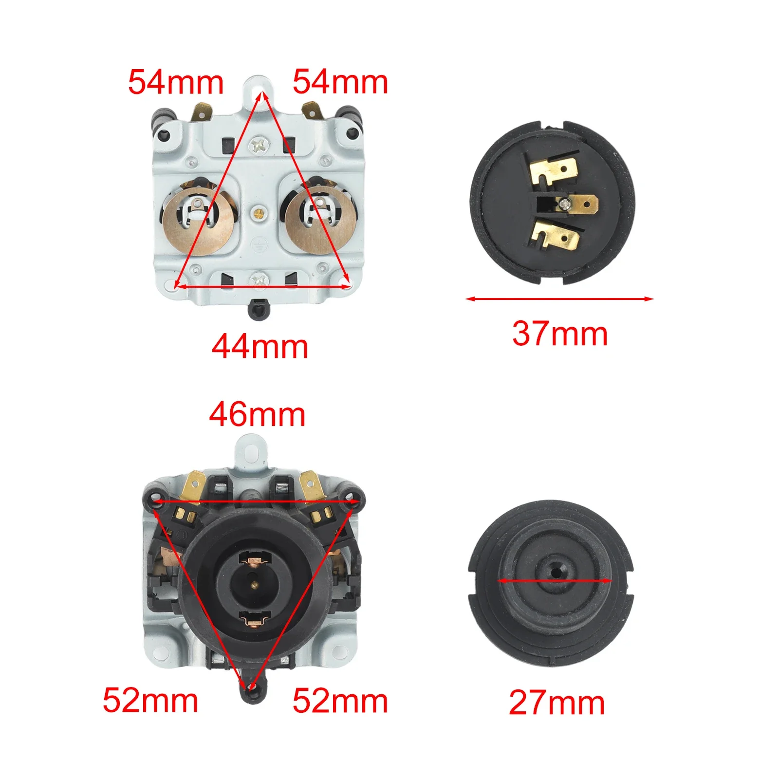 54*54*44mm Kettle Thermostat Energy Efficient Kettle Base Switch Indicator Light Compact Dimensions Energy Efficient Design