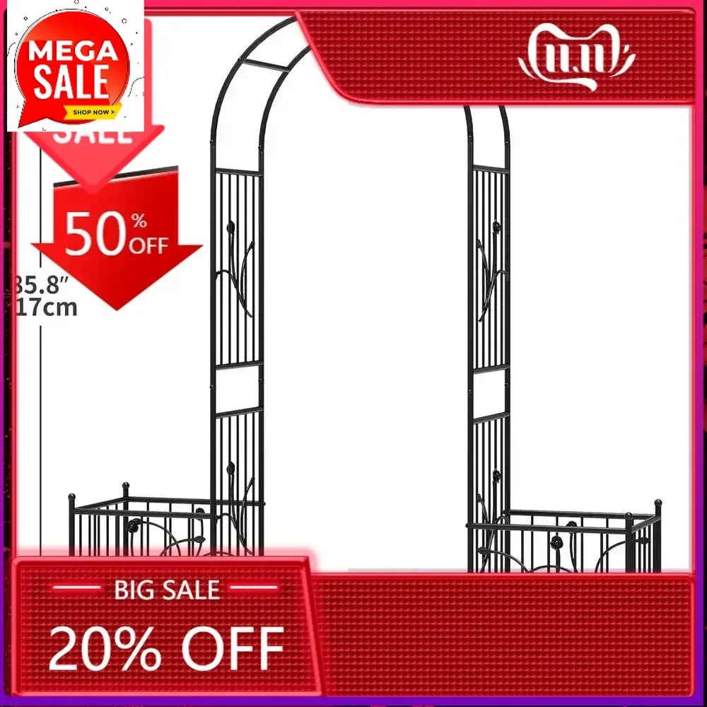 

Бестселлер: Уличная садовая беседка с кашпо, высотой 86 дюймов, для вьющихся растений, роз, лиан и свадебного декора