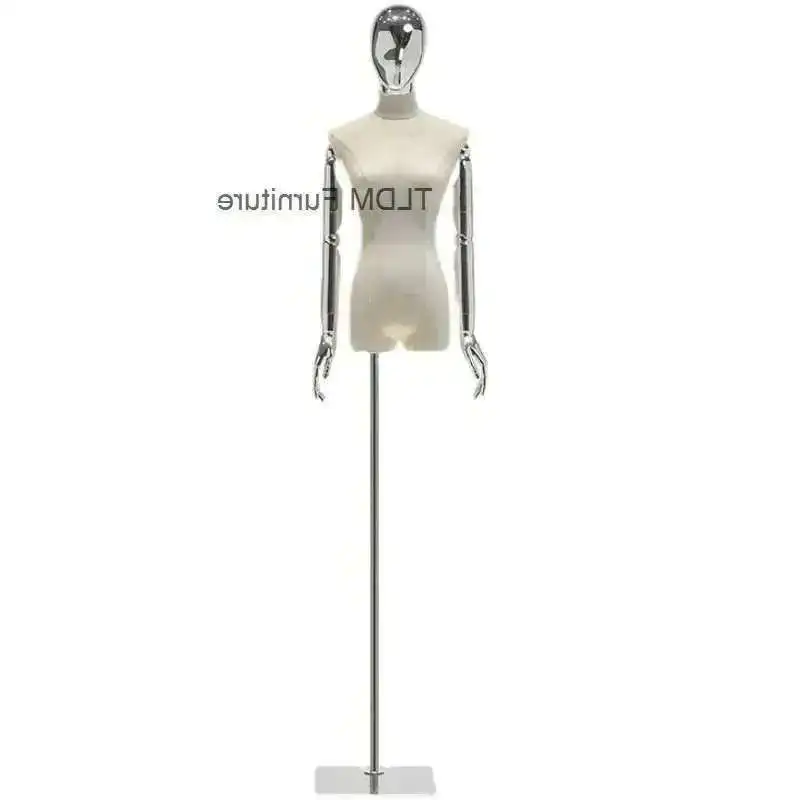 

Современные высококачественные манекены для женской одежды, мобильные манекены средней длины, креативные манекены из оленьей кожи для магазинов H