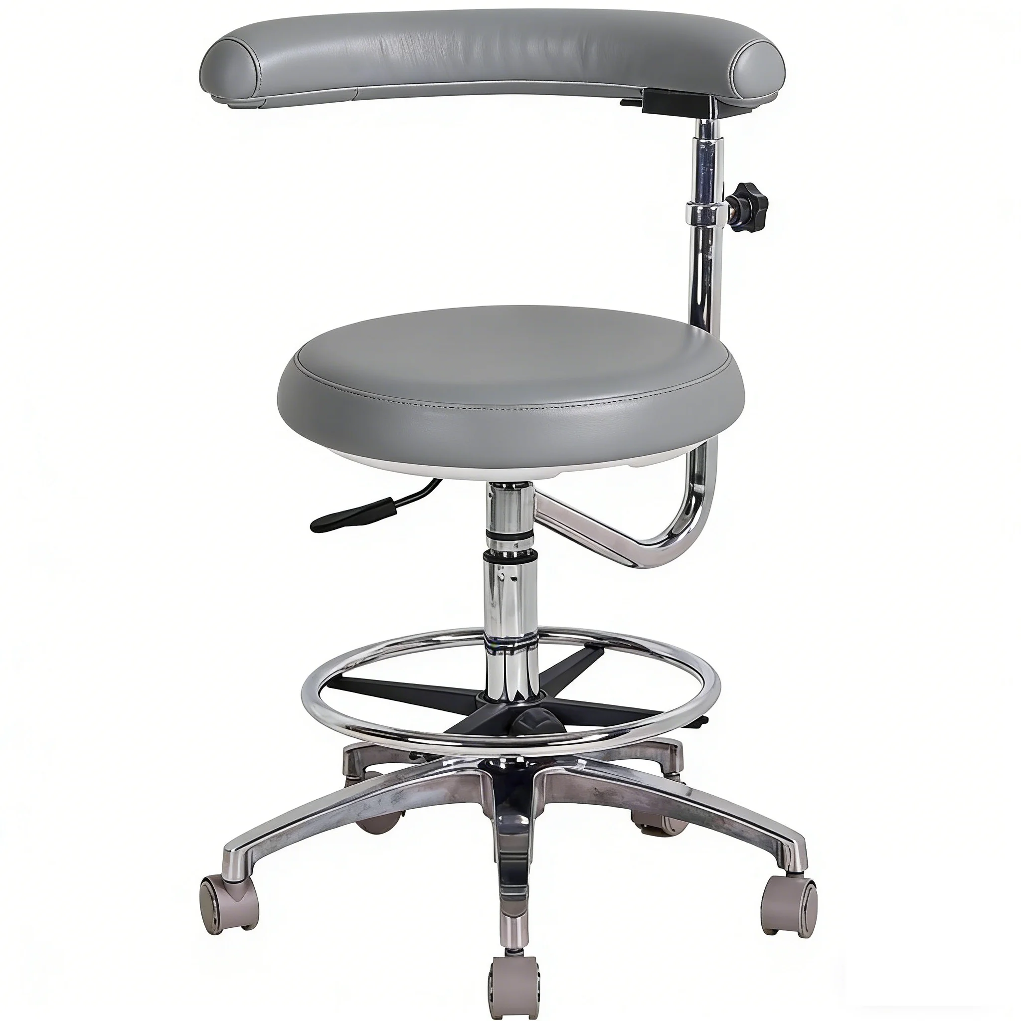 Factory Wholesale Hospital Doctors and Nurses Adjustable Durable PU Leather Contemporary Chair