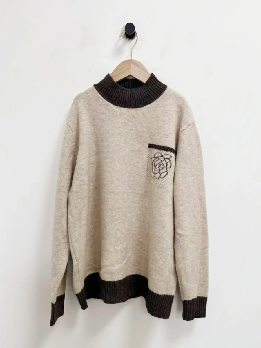 خريف شتاء جديد Sle المرأة المتضخم f عالية طوق طويل Sve معطف شتاء Camere مزيج تخفيف Sle ألياف البوليستر #1