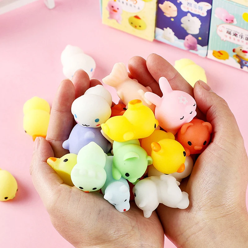 Mochi Squishy Spielzeug, niedliche Tiere, Zappeln, Squeeze-Stressspielzeug für Kinder, lustiges Geschenk, Geburtstagsparty, Gastgeschenke, Klassenzimmerpreise – Detail 1