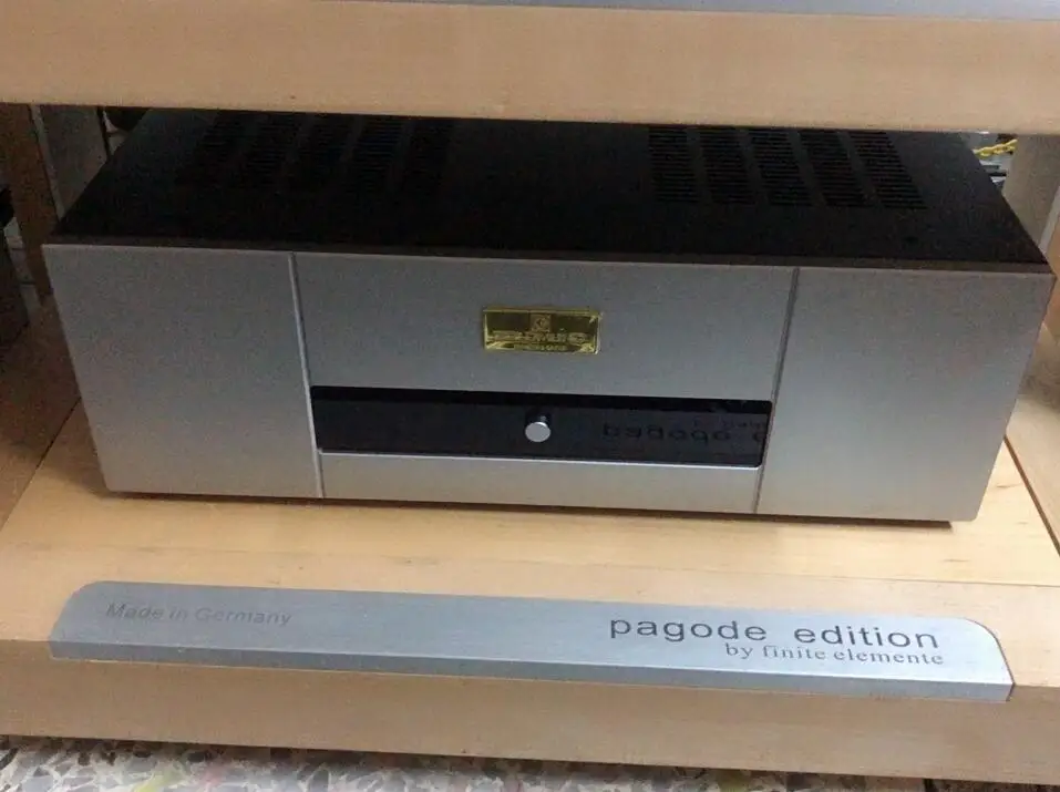 Goldmund โพสต์ amplifierDIY แชสซีแผงอลูมิเนียมเหล็กแชสซี AMP กรณีกล่อง DIY 420*140*368 มม.