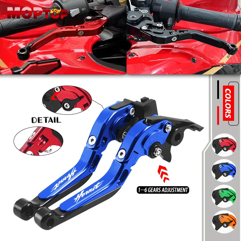 

cb750 hornet Motorcycle Folding Brake Clutch Levers For CB750 HORNET 2023 2024 2025 Extendable Adjustable Handle