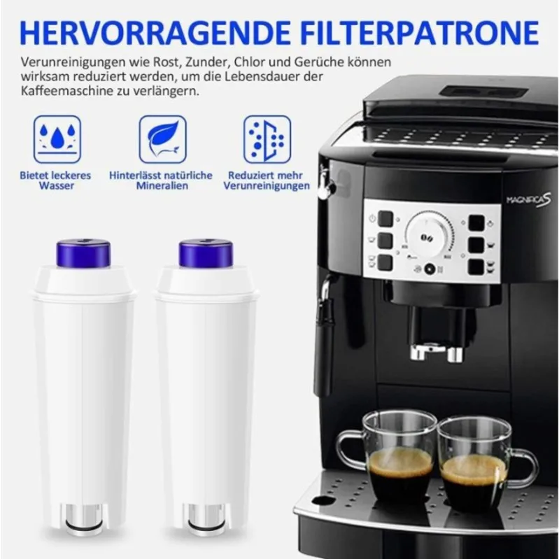 【A03R】 Filtro Acqua Morbida DLSC002 50L Per Macchina Da Caffè DLSC002, Compatibile Con Ecam Esam-image
