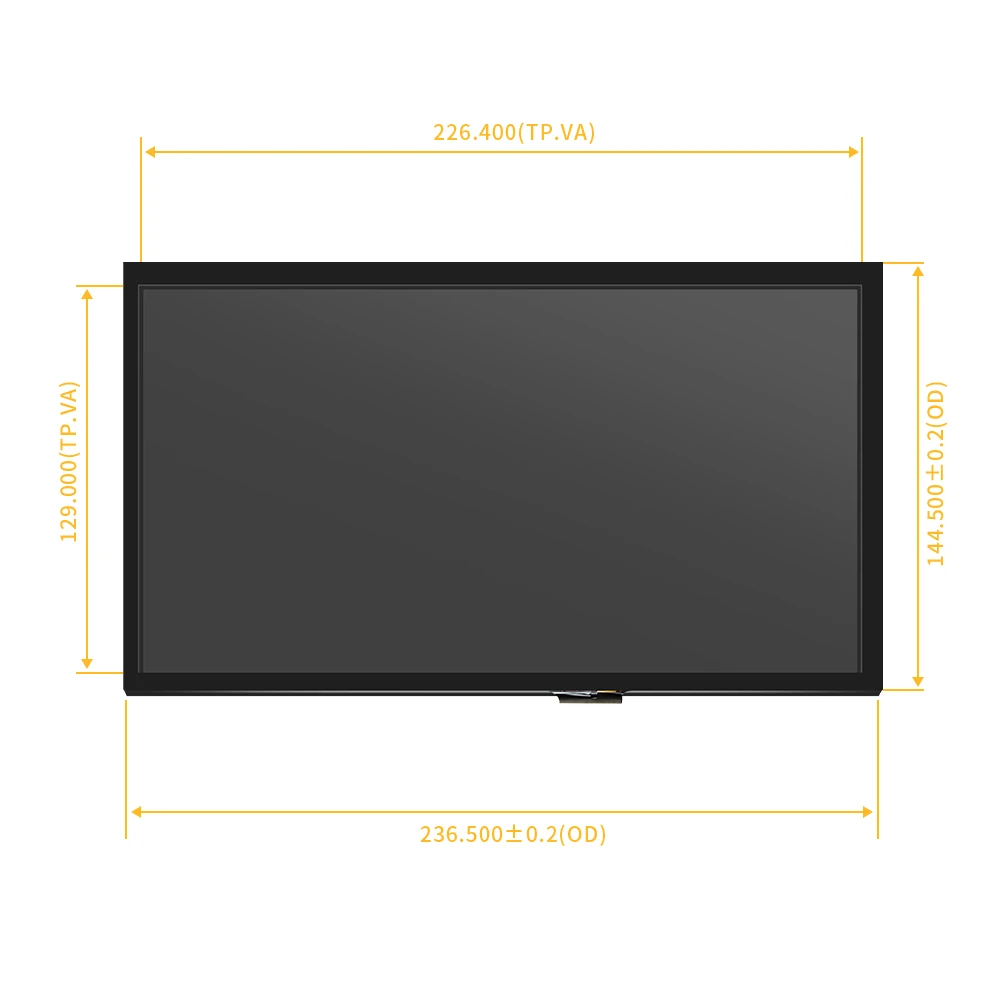 Imagem -05 - Monitor Lcd para Notebook com Case Módulo Portátil com Painel de Capacitância Touch Raspberry pi Monitor Compatível com Hdmi para pc 10.1