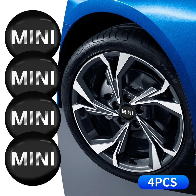 

4 шт. 56 мм эмблемы для колесных дисков, наклейки-аксессуары для MINI Cooper JCW WORKS R55 R56 F55 F56 R57 R58 R59 R60