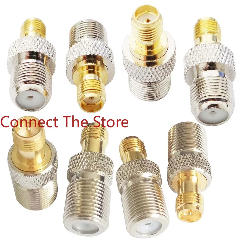 4PCS Supply SMA Female /F  Coaxial High-frequency Adapter Copper RF    To F   Head.