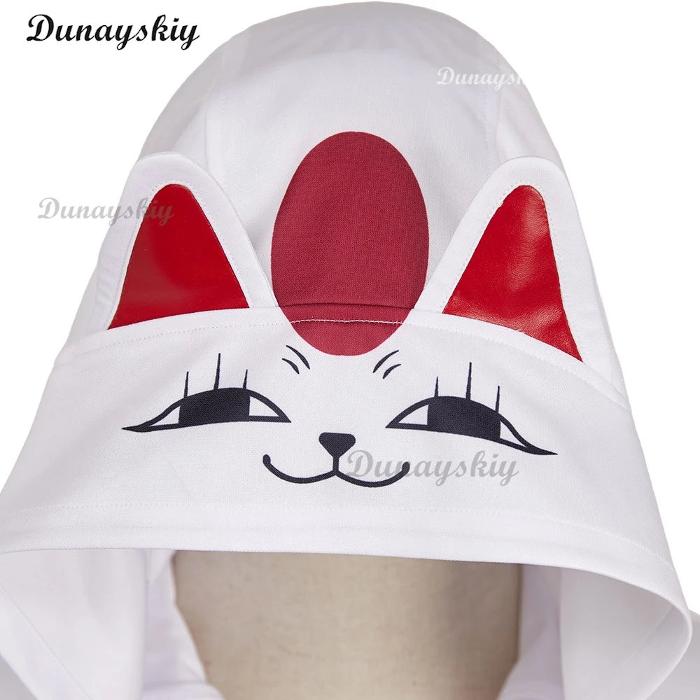 Dandadan توربو الجدة الأبيض مقنعين أعلى هودي تأثيري حلي لطيف هدية يوكاي كيرو بابا تابو بابا محشوة محظوظ القط لطيف