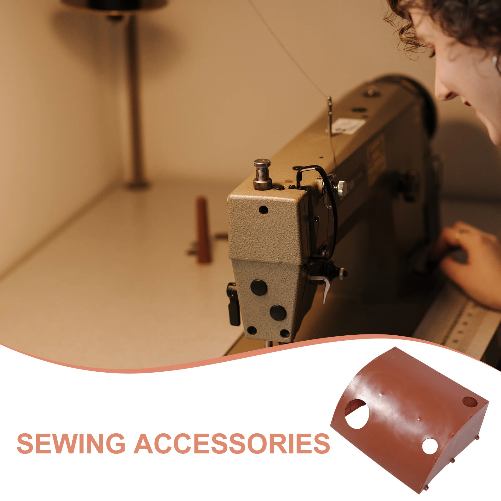 

Sewing Machine Sturdy Seam Allowance Cover Plastic Material Rolled Hem Cover Foot Pedal Machines Tools Supplies Parts