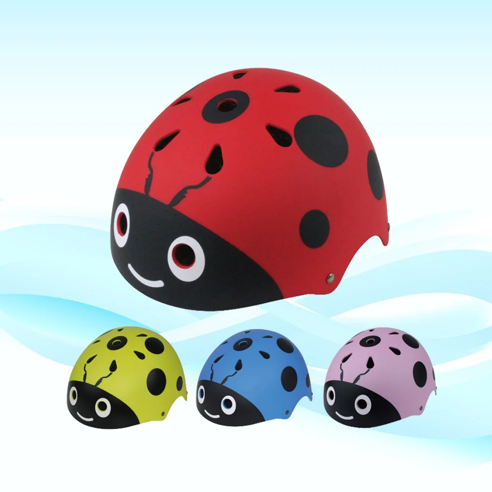 50-54CM Nieuwe kinderfietshelm Lieveheersbeestje Rolschaatshelm Kever Kindrijden