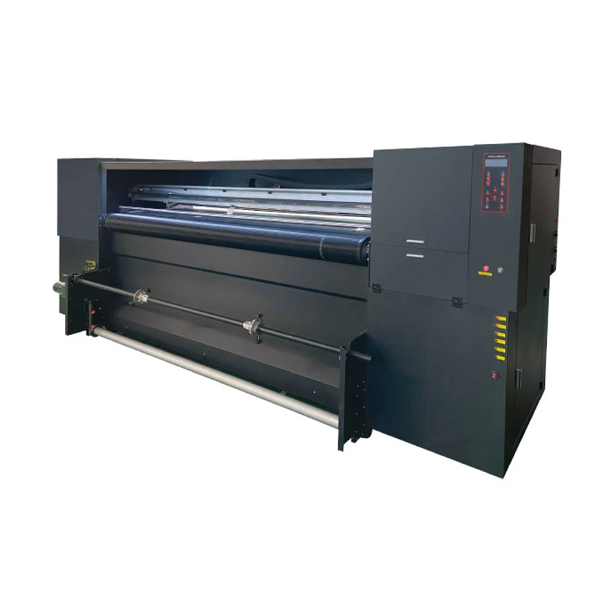 1.9m 2.2m wide format uv hybrid uv roll to roll flatbed printer  for flat and roll material