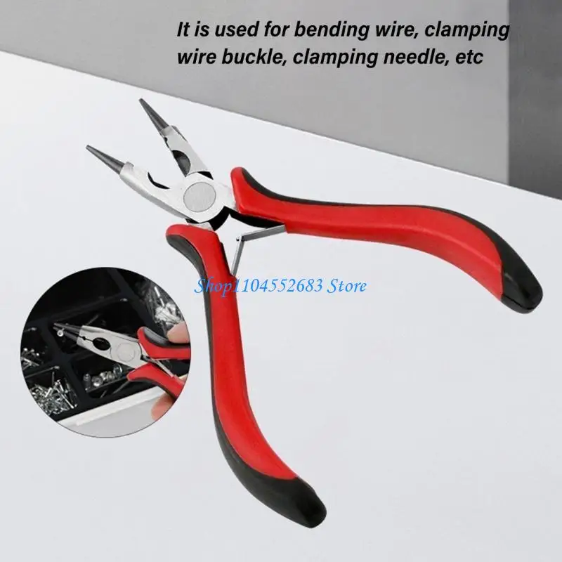 

Y6GD Ergonomic Handle Jewelry Pliers Wire Bending Pliers Wire Shaping Pliers Beading
