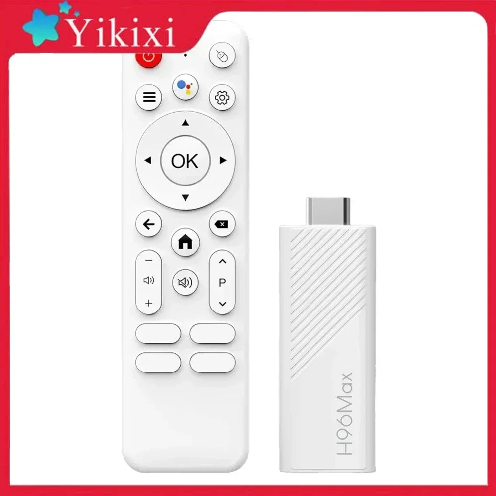 2025 جديد H96 MAX Android TV Stick Allwinner H313 مع 2.4G Wifi 5G Wifi6 ثنائي العلامة التجارية 2GB 8GB HD 4K 3D HDR goole صوت عن بعد