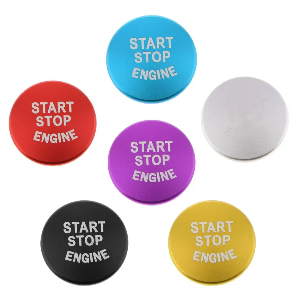 Car Engine Start Stop Button Cover Easy Install Aluminum Protector for 1 2 3 Series F30 F20 F32 X1 F48 F45