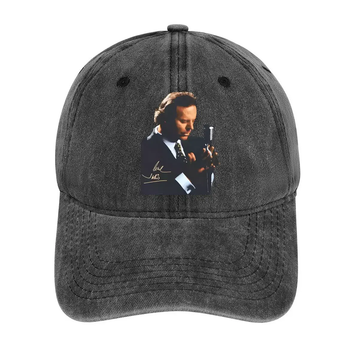 

Dc Talk design with a textured and artistic look and band name Washed Baseball Cap